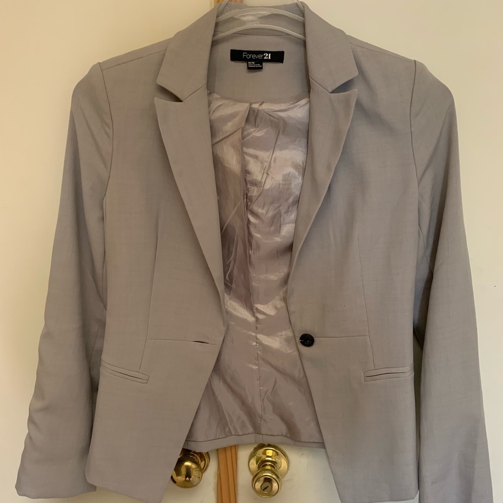 Grey Forever 21 Blazer